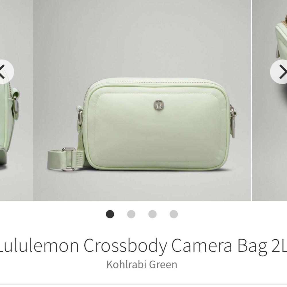 BNWT Lululemon Crossbody Camera Bag - Kohlrabi Green